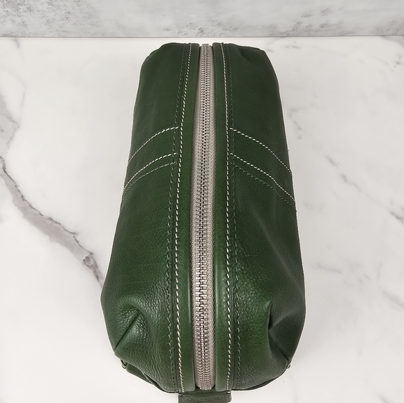 Coach Green Toiletry Travel Pouch - Picture 5 of 9